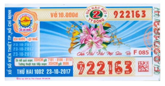 Mẫu vé xổ số Hồ Chí Minh và những thông tin cần biết 6